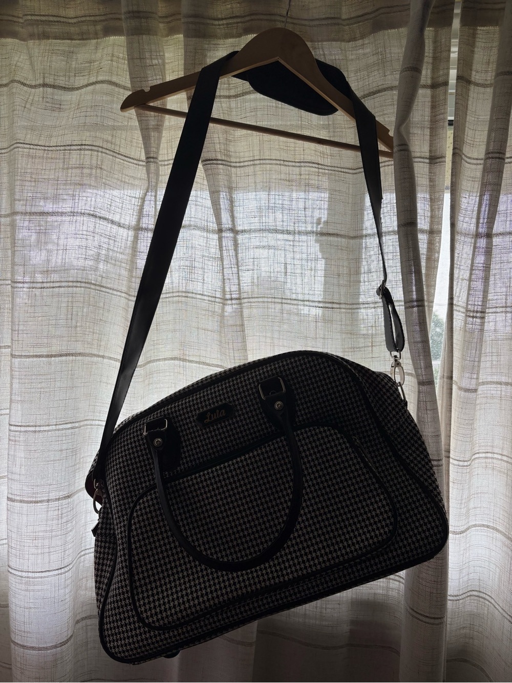 Lula Houndstooth Weekender Bag